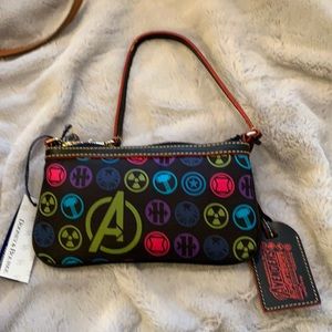 Dooney and Bourke Avengers 1/2 Marathon wristlet.